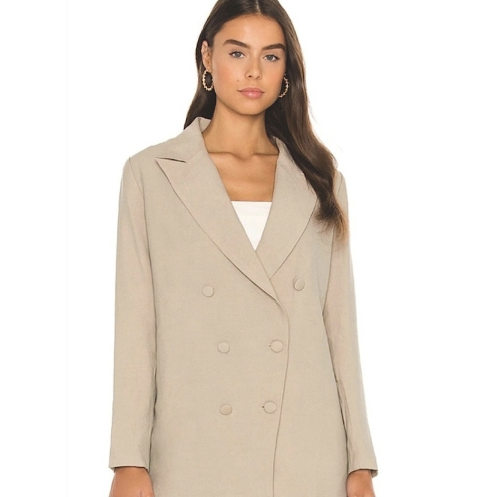 Women's Tan Blazer - Picture 2 of 5